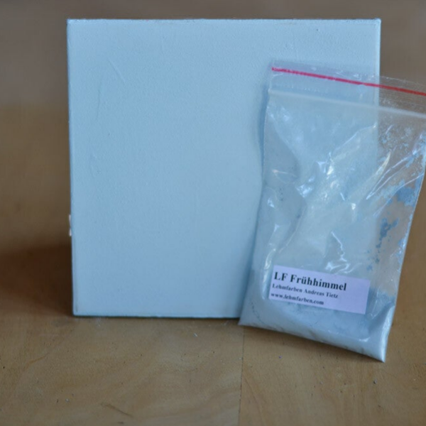Tietz Lehmfarbe Pastell – Frühhimmel (Blau hell) | ökologische Innenraumfarbe
