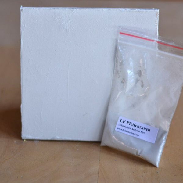 Tietz Lehmfarbe Pastell – Pfeifenrauch (Grau hell) | gesunde Wandfarbe