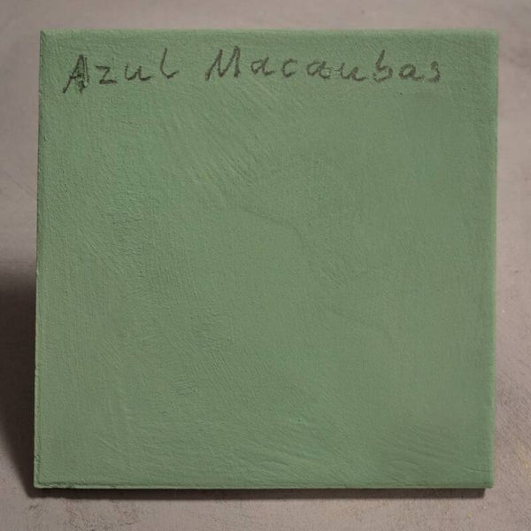 Lehmfarbe Azul Macaubas