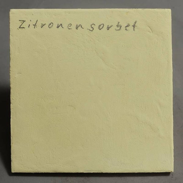 Lehmfarbe Zitronensorbet