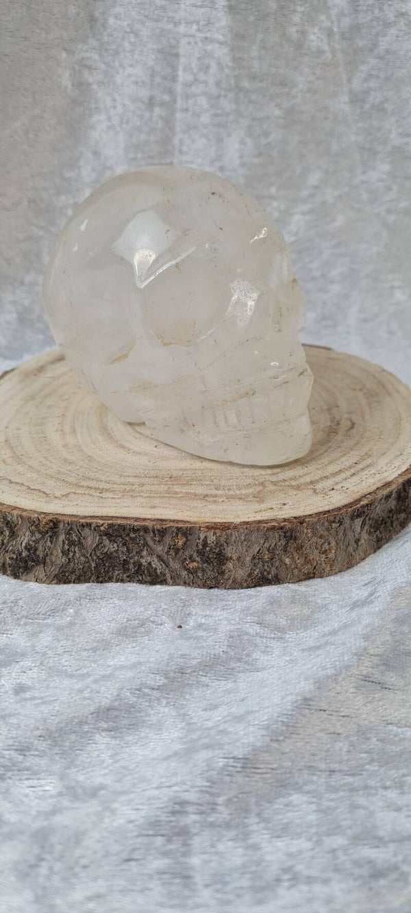 Bergkristall Skull