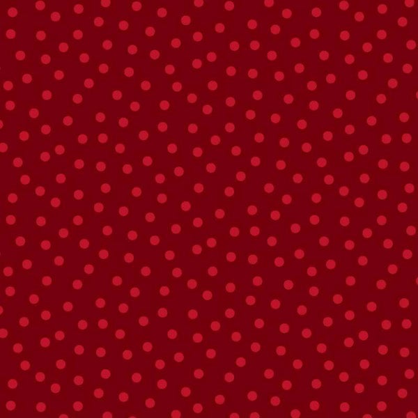 Dots red (rood met stippen) 3604-88