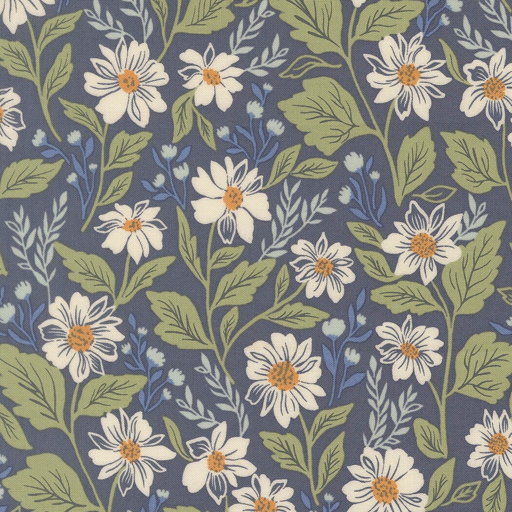 True Love blauw met bloemen