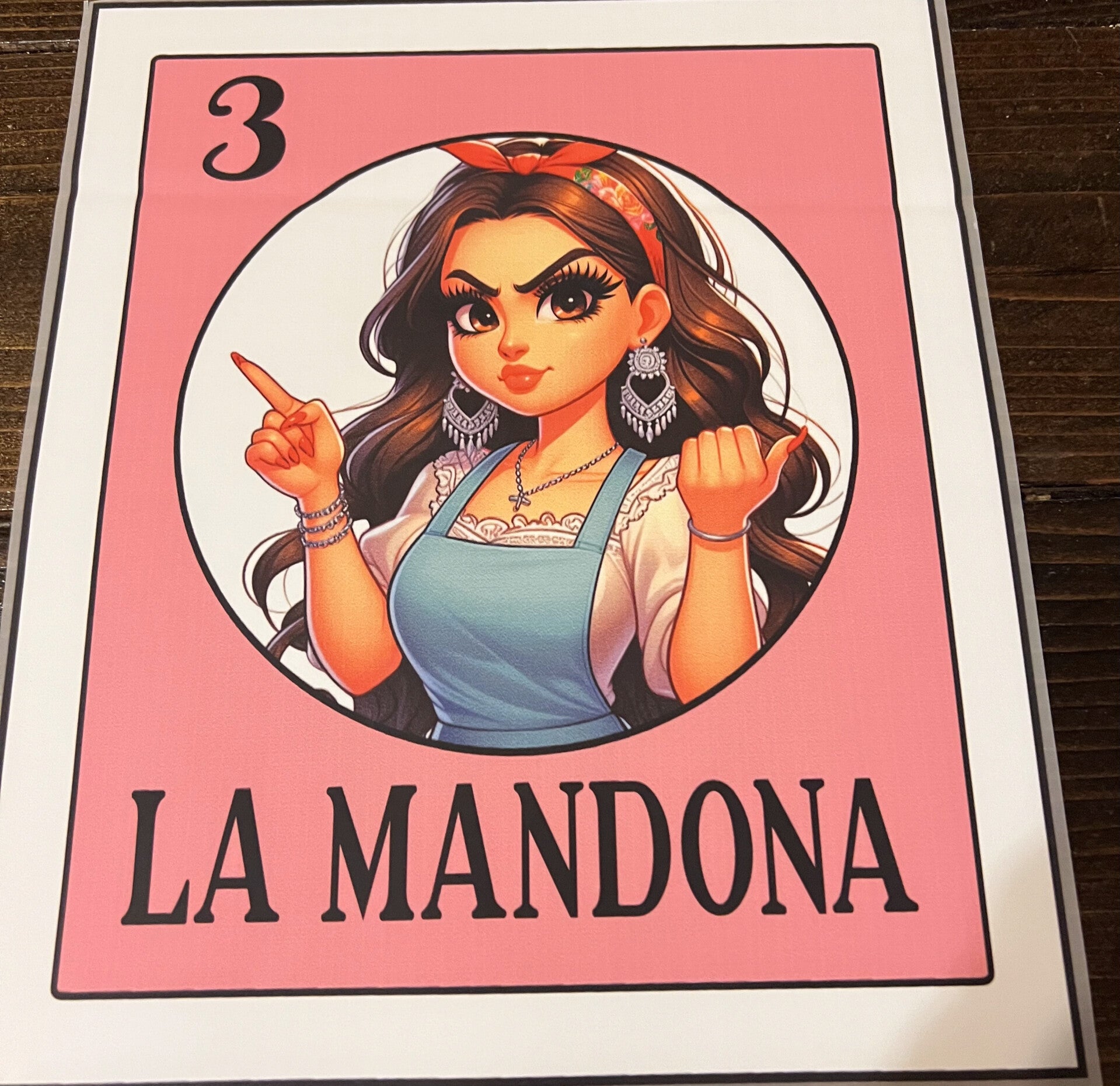 LA MANDONA LOTERIA CARD