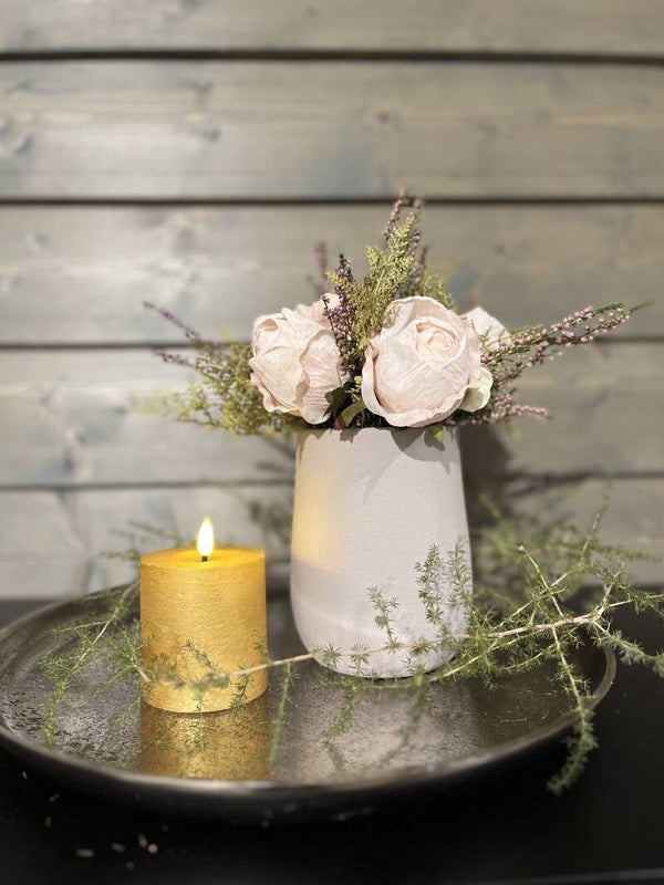 Zijden boeket, Blush Roses