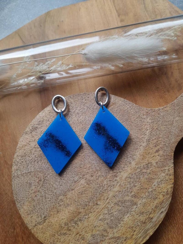 blue glitter