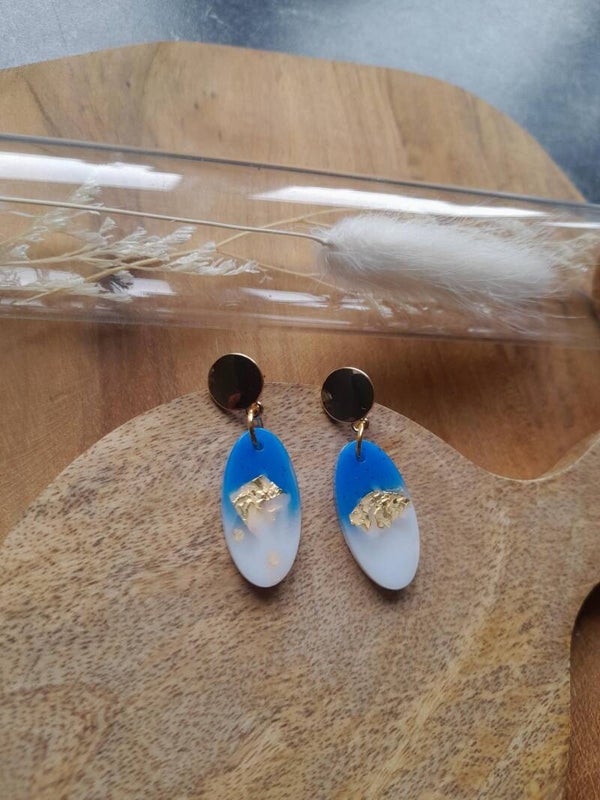 Blue oval small