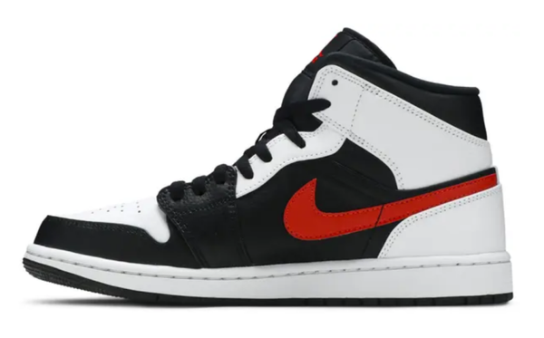 Air Jordan 1 Mid "Black Chile Red White"