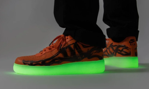 Nike Air Force 1 Low "Orange Skeleton"
