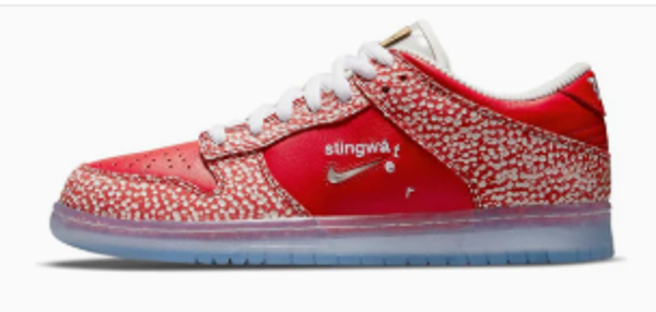 Stingwater x Dunk Low SB "Magic Mushroom'"