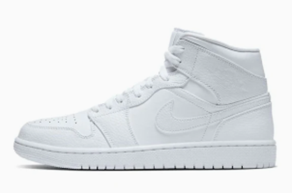 Air Jordan 1 Mid "Triple White"