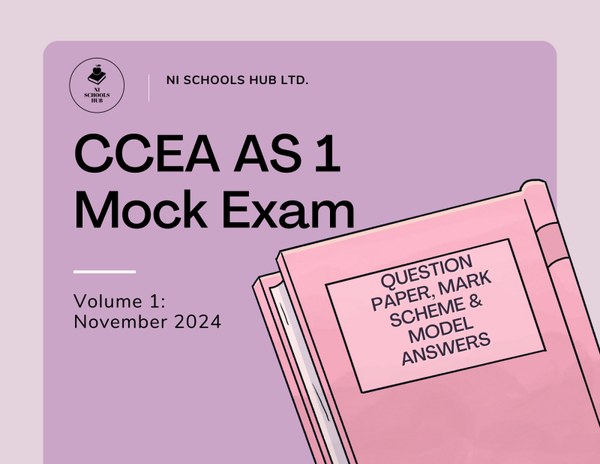 NI Schools Hub - Economics AS 1 Winter 2024 Mock Exam & Mark Scheme