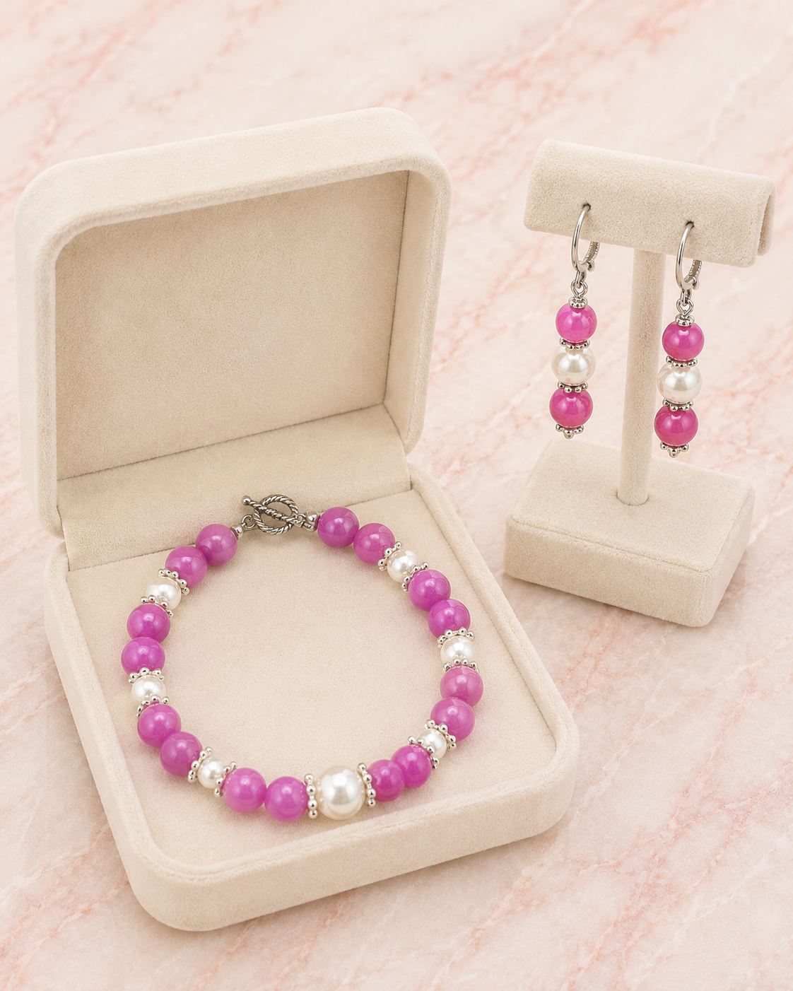 Berry Glow Statement Set