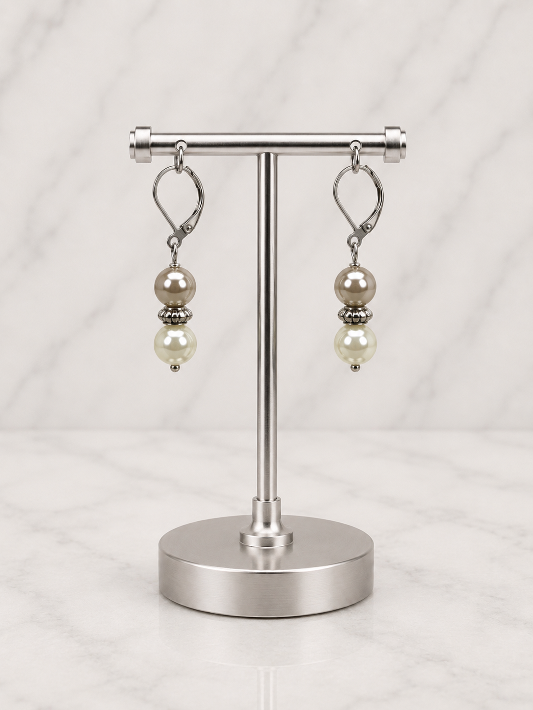 Classic Ivory Pearl Spacer Drops