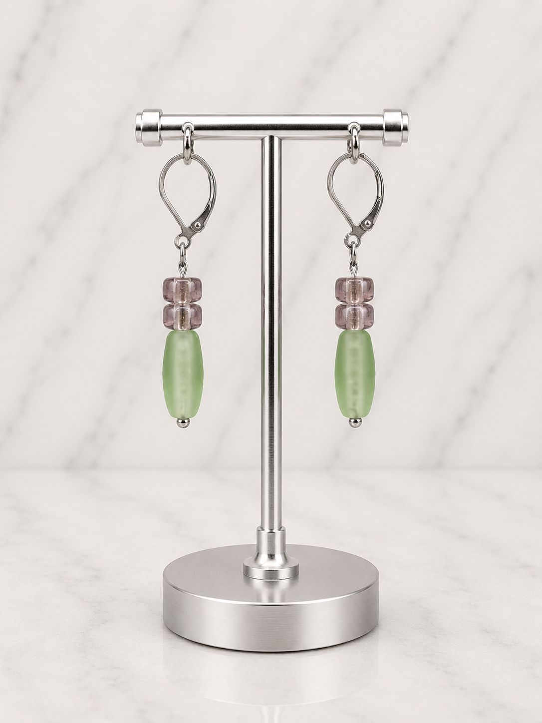 Spring Meadow Elongated Drop Earrings