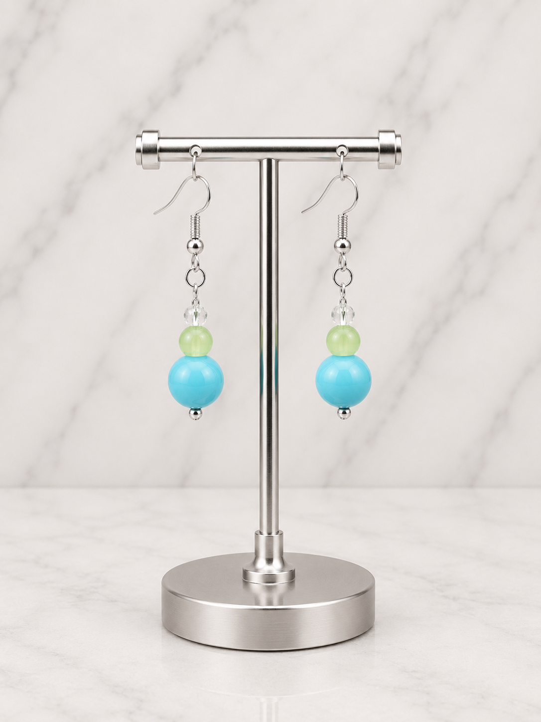 Coastal Aqua Breeze Earrings