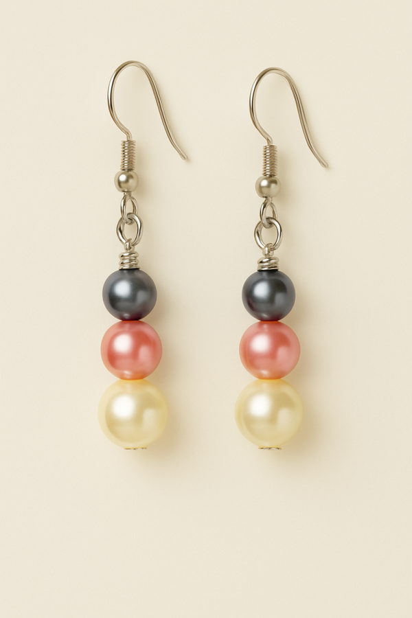 Pearl Trio Earrings