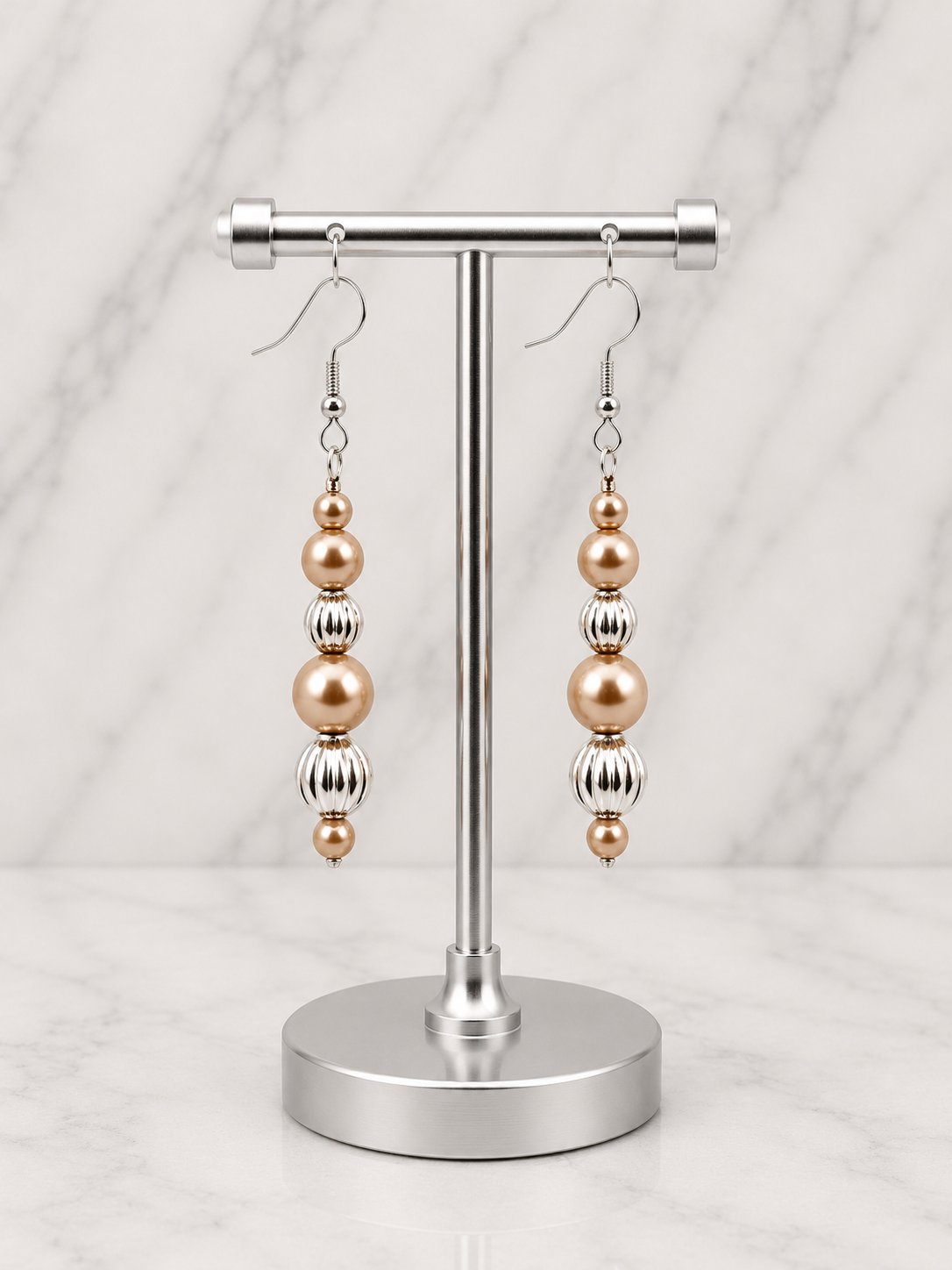 Champagne Glow Pearl Drop Set