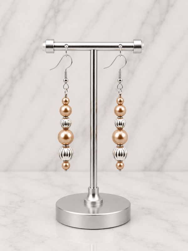 Champagne Glow Pearl Drop Set