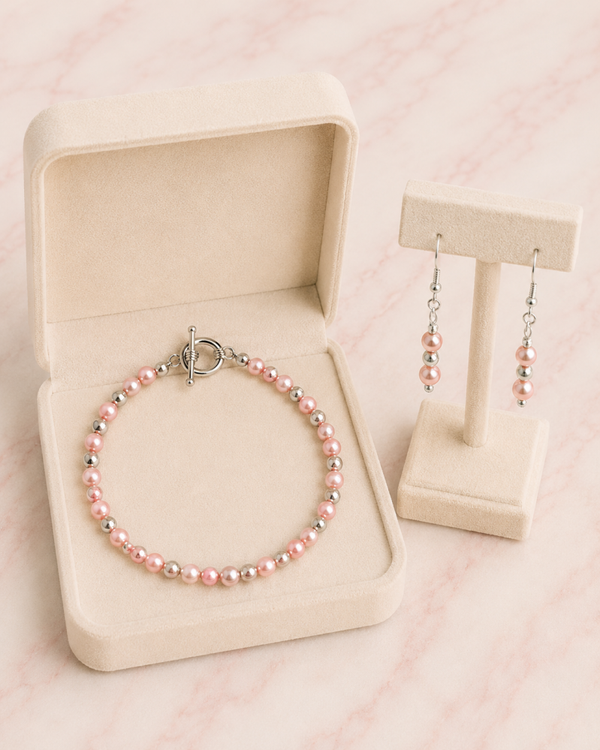 Rose Gold Blush Pearl Classic Set