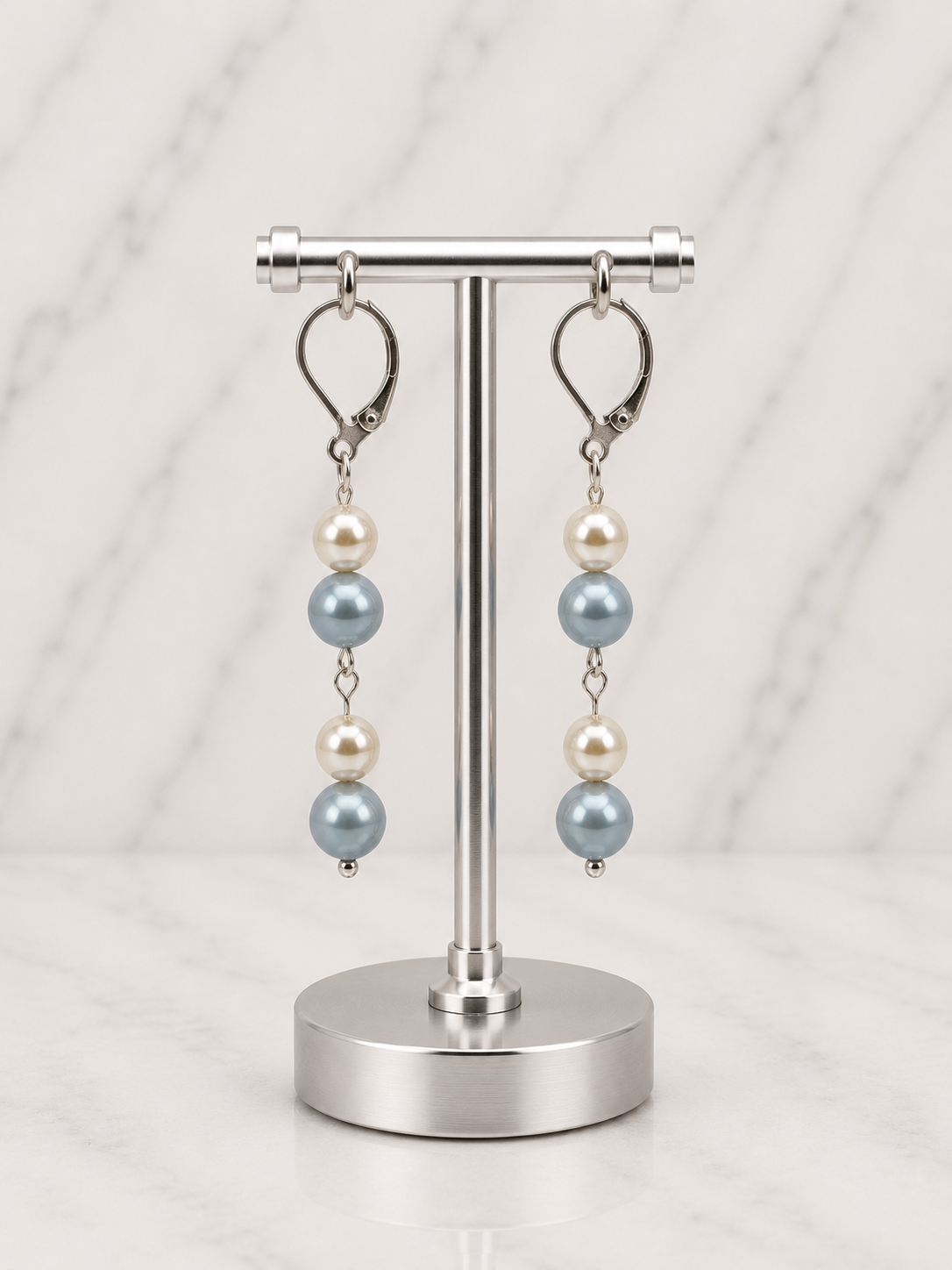 Coastal Breeze Pearl Drop Earrings