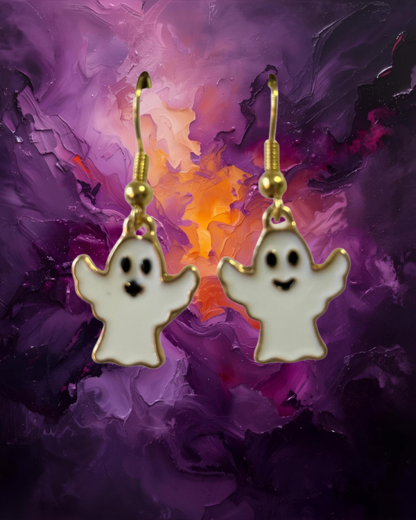 Friendly Ghost Earrings 👻