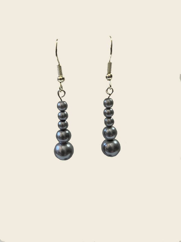 Storm Pearl Cascade Earrings