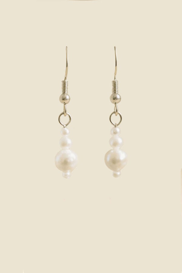 Petite Classic Pearl Bead Earrings
