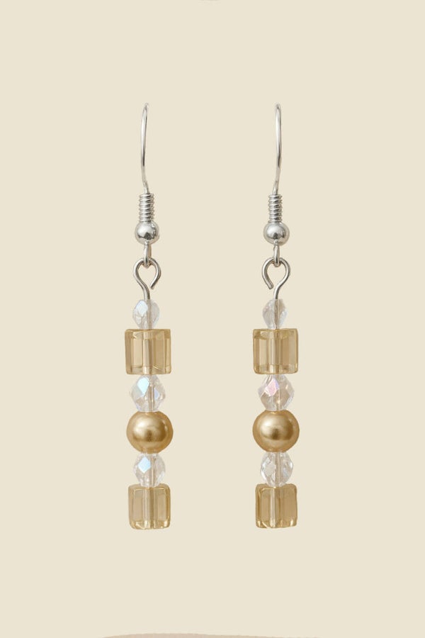 Golden Glow Drop Earrings