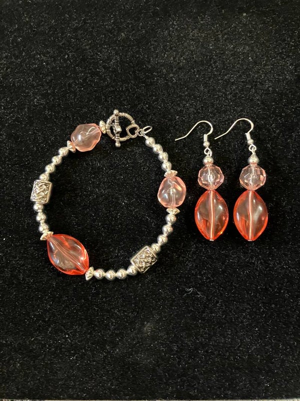 Coral Swirl Set