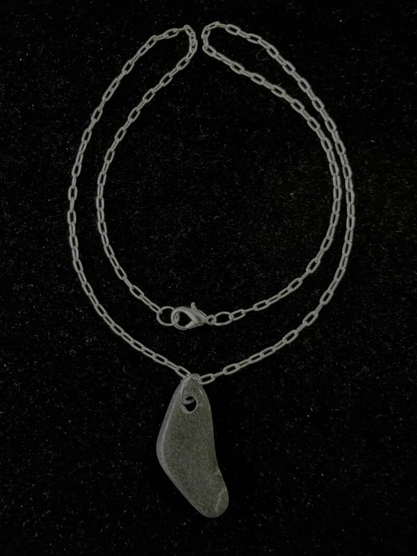 Jasper Stone Minimalist – Polished Natural Jasper Stone Pendant