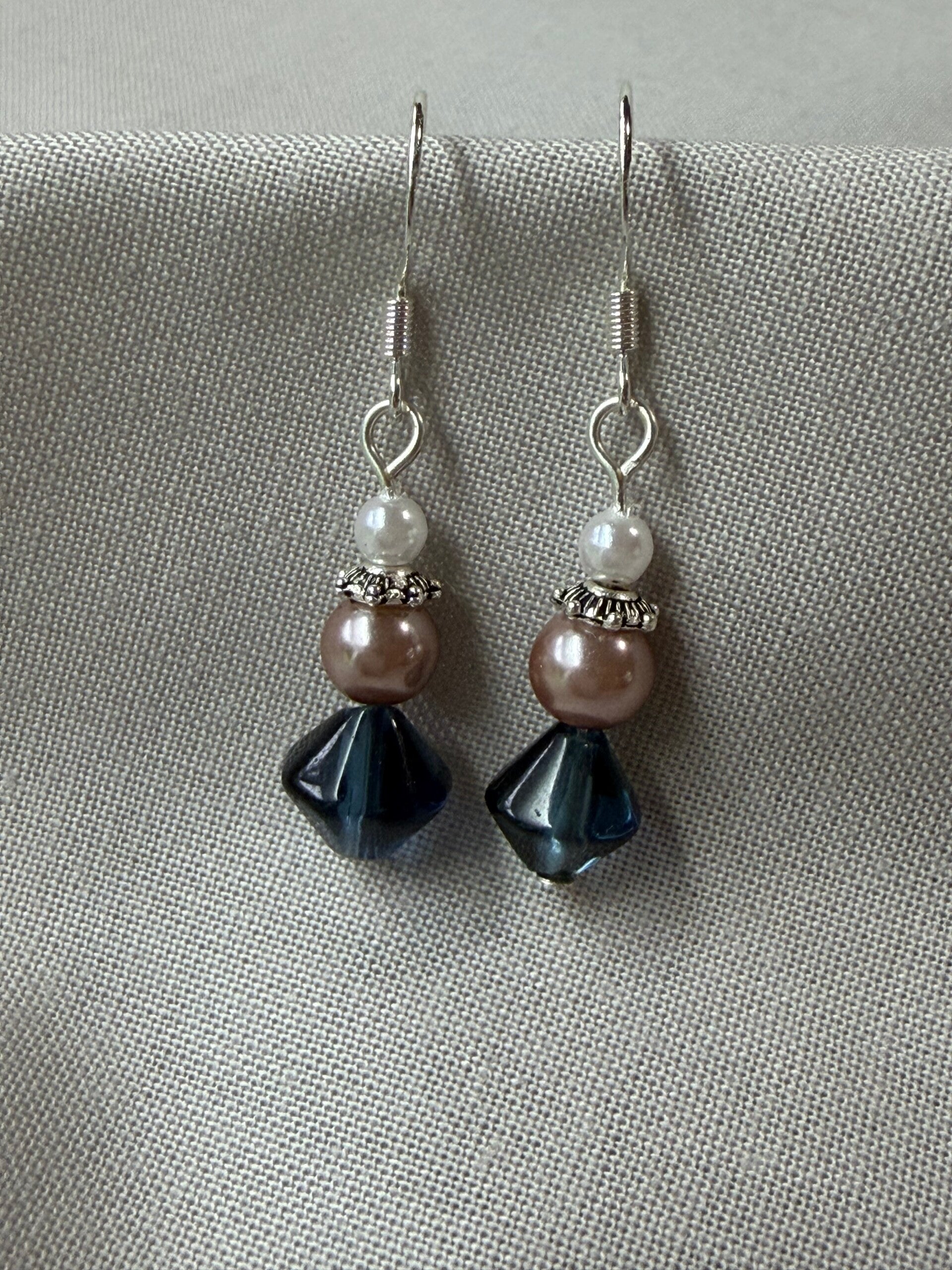 Snowy Night Winter Earrings