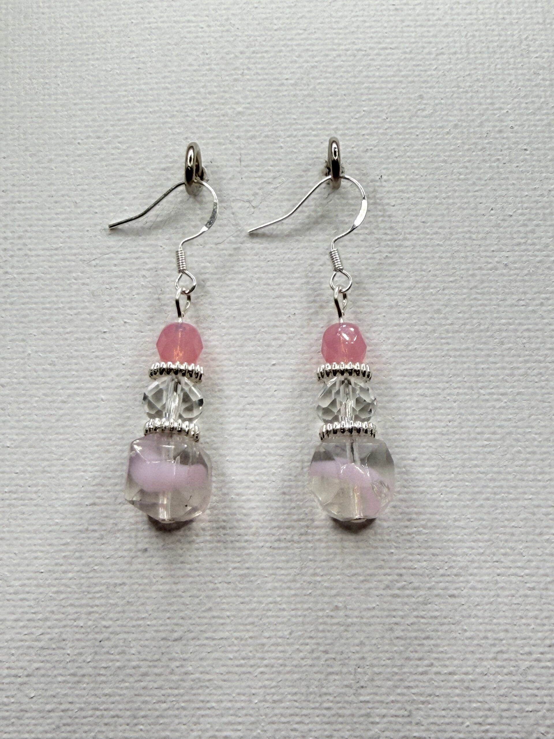 Blush Whisper Drop Earrings