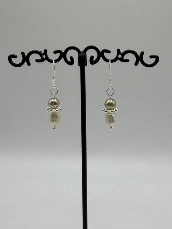 Ivory Pearl Elegance Earrings