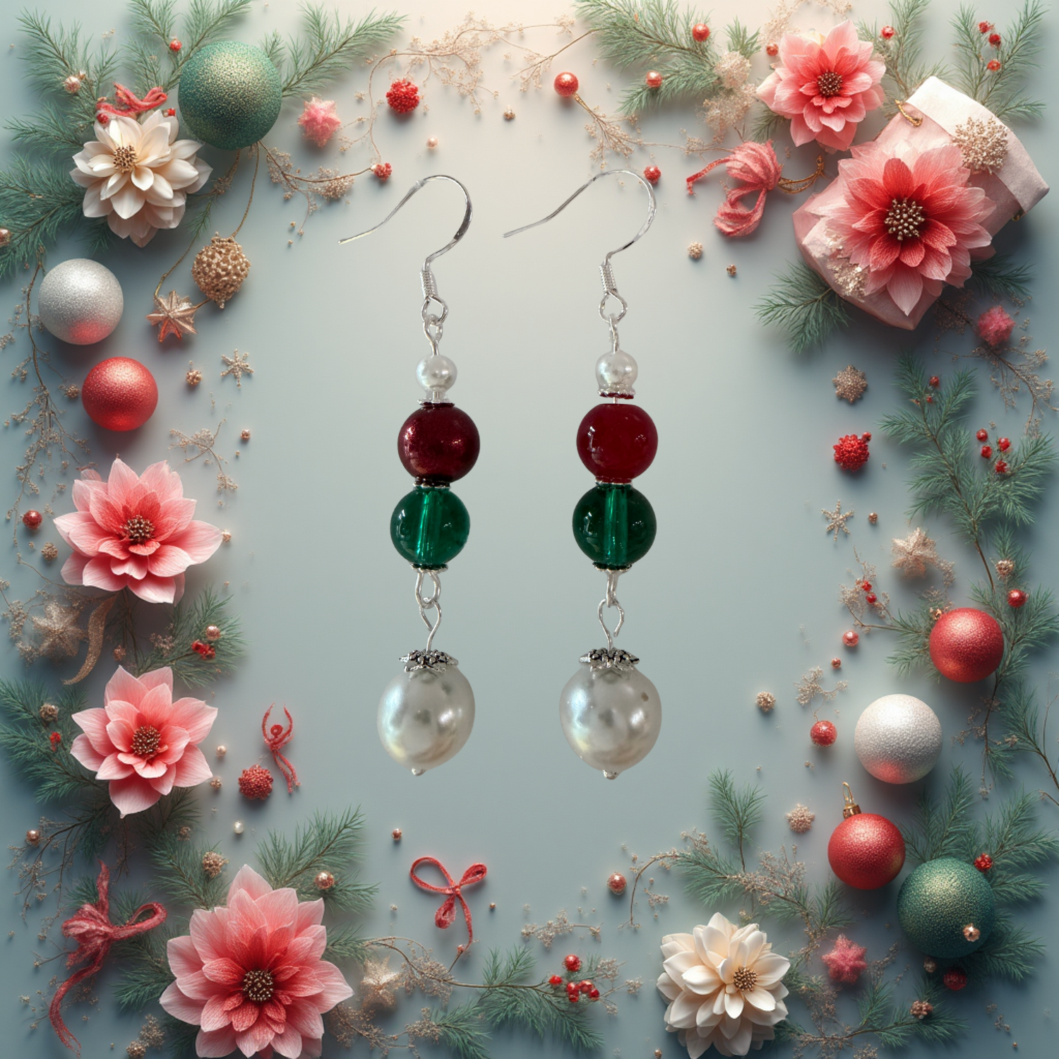 Classic Christmas Lights Earrings