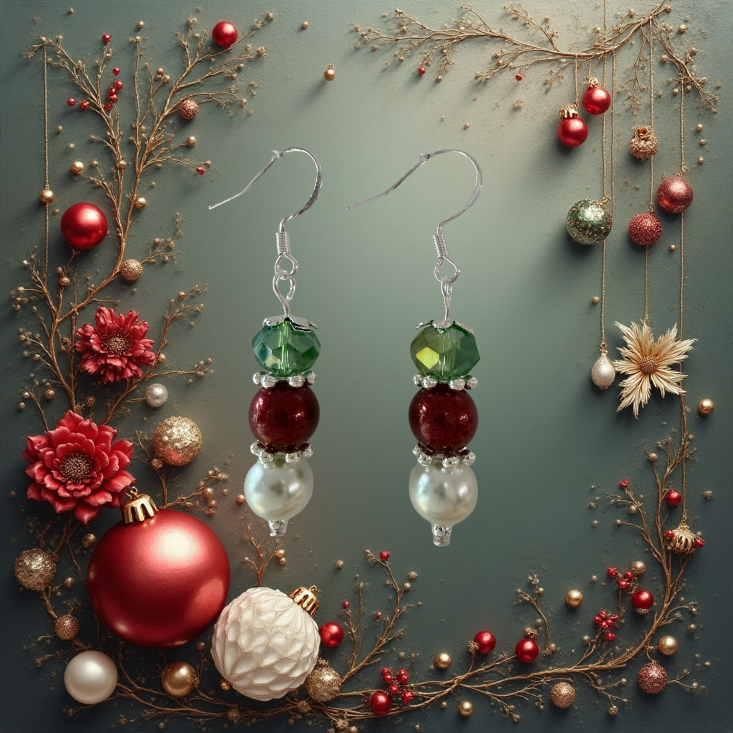 Evergreen Gem Holiday Earrings