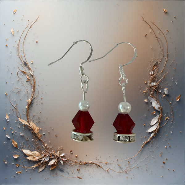 Scarlet Diamond Earrings