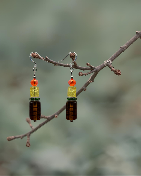 Amber Woods Earrings