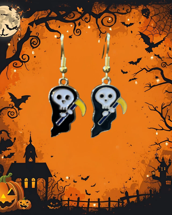 Grim Reaper Earrings