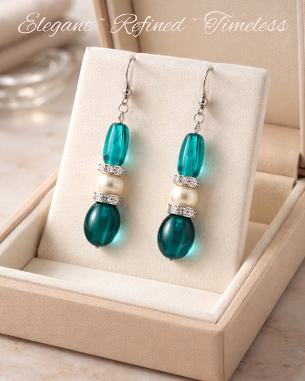 Teal Elegance Drops
