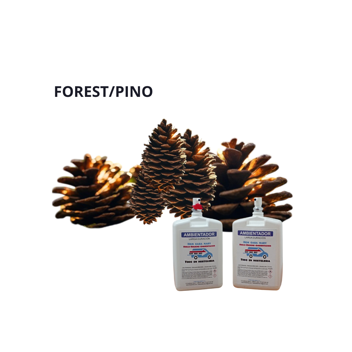 AMBIENTADOR HIDROALCHOL 710ML. FOREST