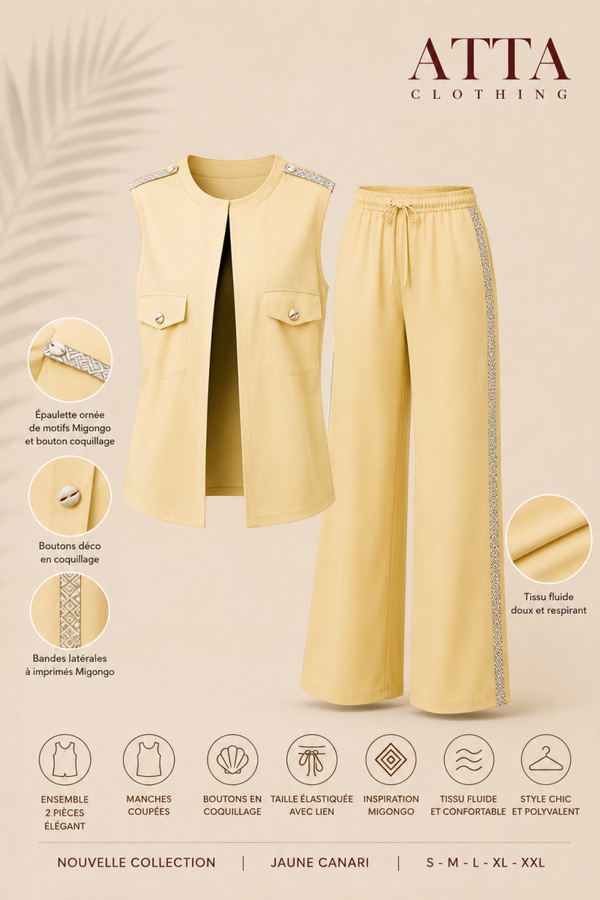 Ensemble Élégance Ivoire – Nouvelle Collection