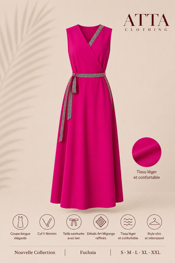 Robe Élégance Fuchsia