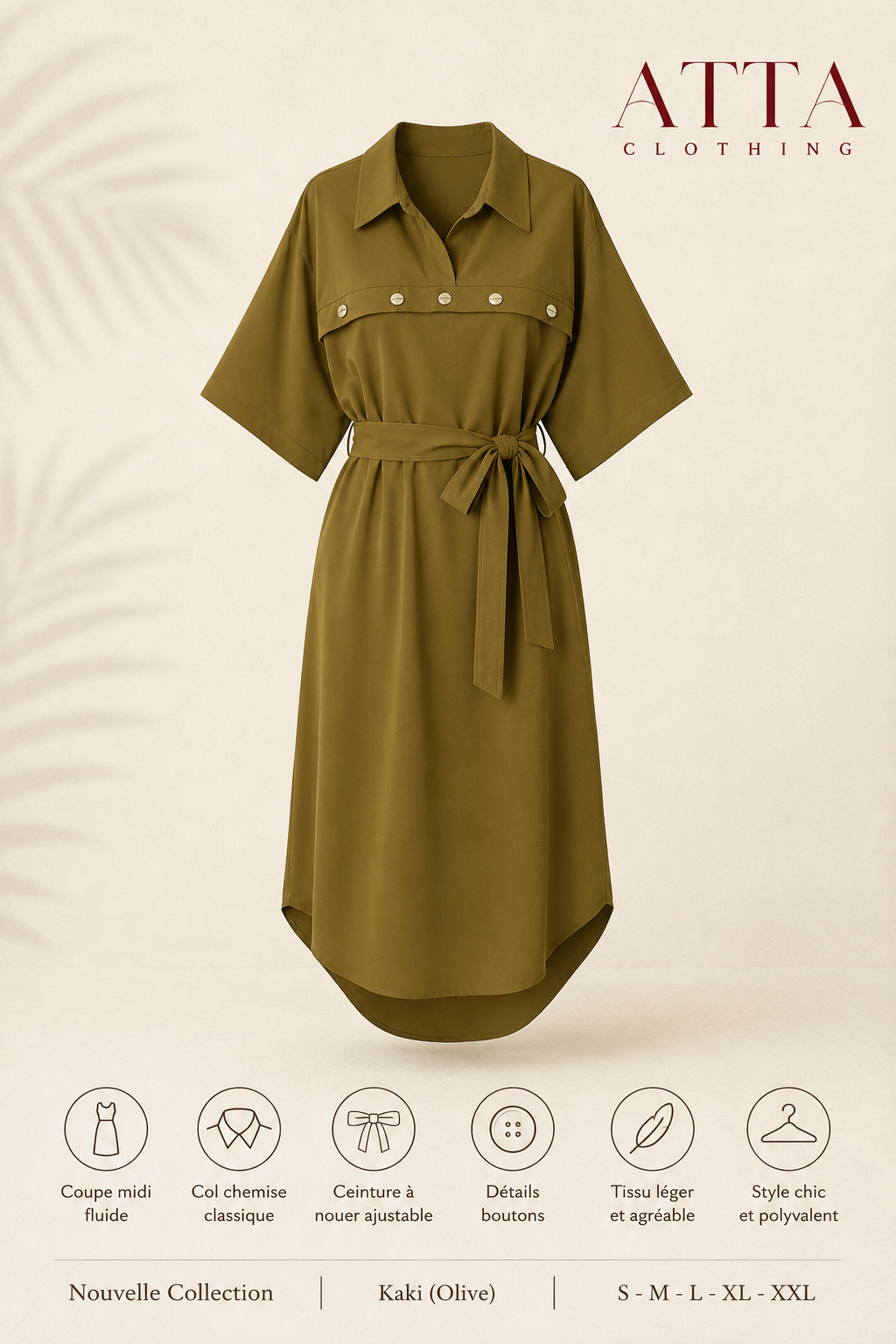 Robe Amani Kaki