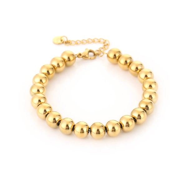 # 71 gouden bolletjes armband