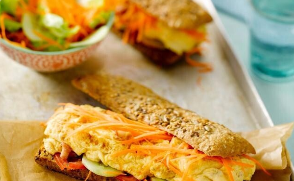 Omelet kaas & hesp
