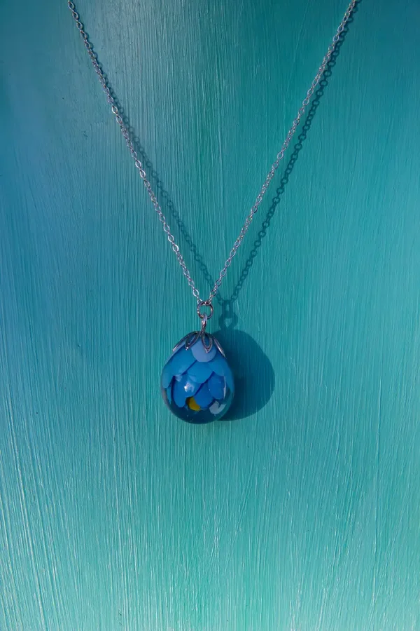 Halskette "Blaubeere"