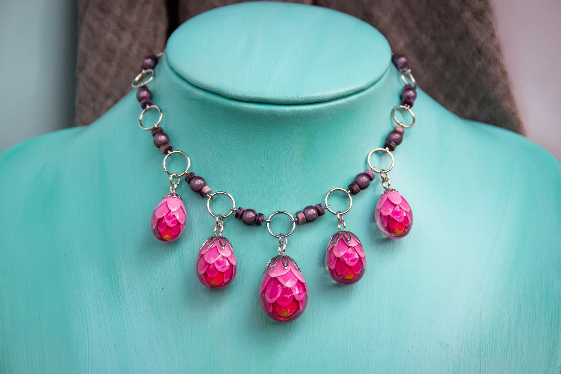 Collier "Pink Panther"