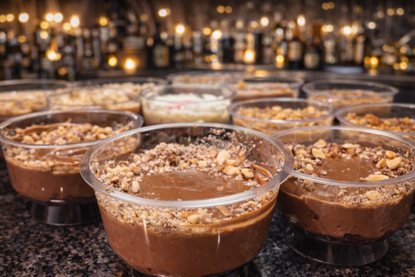 6 potjes Nutella cheesecake