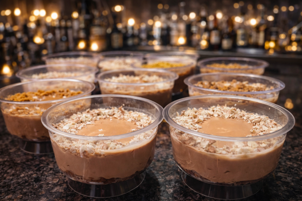6 potjes kinderchocolade cheesecake